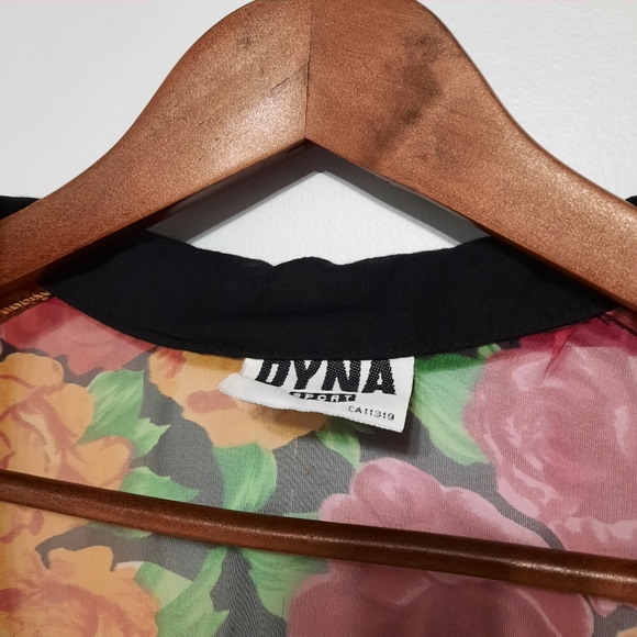DYNA Sport VTG Long Sleeve Floral Blouse - Picture 4 of 11